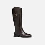 Dark brown women's boots Geox Tormalina - Women's