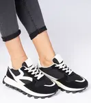 marka niezdefiniowana Black sporty women's sneakers Melinda