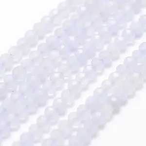 Natural Blue Lace Agate Beads Strands