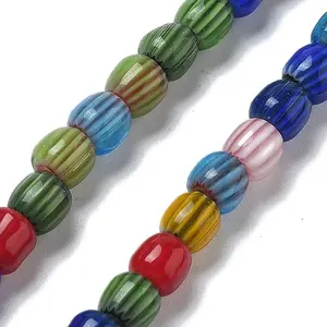 Handmade Millefiori Lampwork Beads Strands