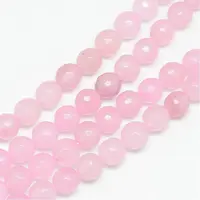 Natural White Jade Bead Strands