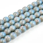 Baking Paint Glass Beads Strands