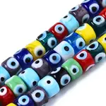 Handmade Evil Eye Lampwork Beads Strands