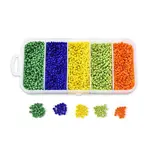 6000Pcs 5 Colors Glass Seed Beads