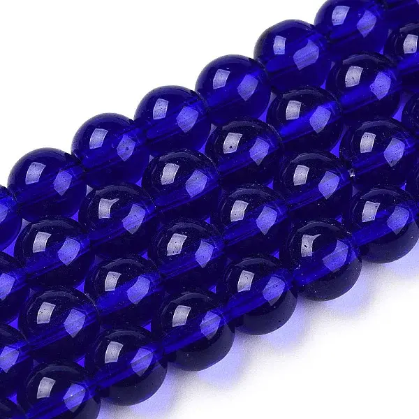 Transparent Glass Beads Strands