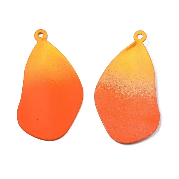 Spray Painted Iron Pendants