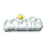 Musical Theme Opaque Resin Cabochons