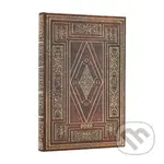 Paperblanks - týždenný diár First Folio 2026 (mini, verso, elastické zatváranie)