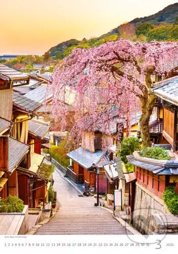 Romantic Corners 2026 - nástěnný kalendář