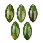 Dyed Natural Agate Pendants