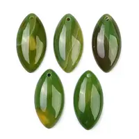 Dyed Natural Agate Pendants