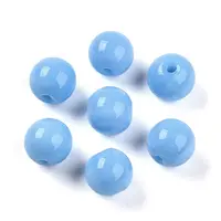 Opaque Solid Color Glass Beads