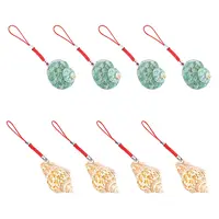 20Pcs 2 Style Polyester Cord Chain Phone Case Chain