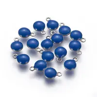 304 Stainless Steel Enamel Charms