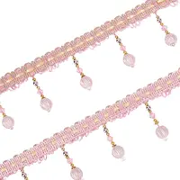 Curtain Plastic Beaded Fringe Trim