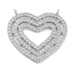 Brass Micro Pave Cubic Zirconia Pendants
