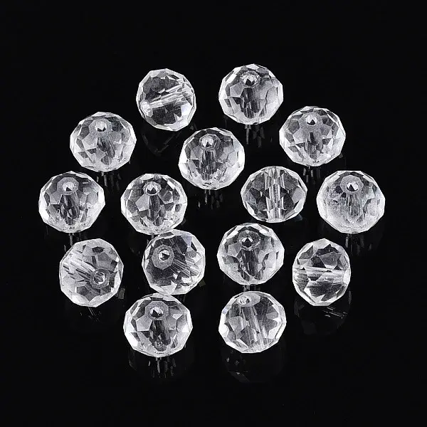 Baking Paint Transparent Glass Beads