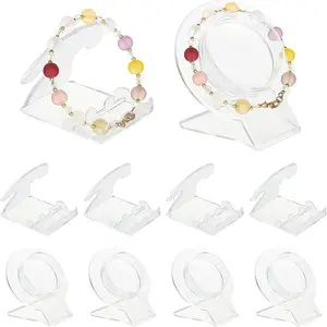 16 Pcs 2 Style Acrylic Bracelet Display Stands