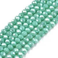 Electroplate Glass Beads Strands