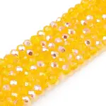 Electroplate Glass Beads Strands