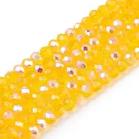 Electroplate Glass Beads Strands