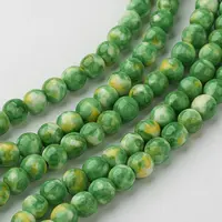 Natural Ocean White Jade Bead Strands