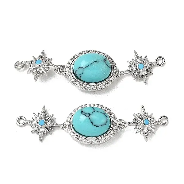 Brass Micro Pave Clear Cubic Zirconia Box Clasps