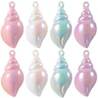 16Pcs 4 Style Acrylic Pendants