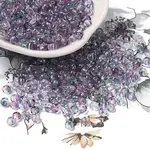 Transparent Colours Glass Round Beads