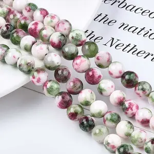 Natural Dyed Persian Jade Gemstone Bead Strands