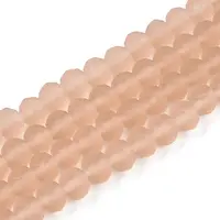 Transparent Glass Beads Strands