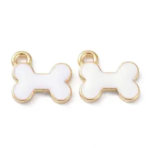 Bone Alloy Enamel Pendants