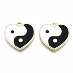 Rack Plating Alloy Enamel Pendants