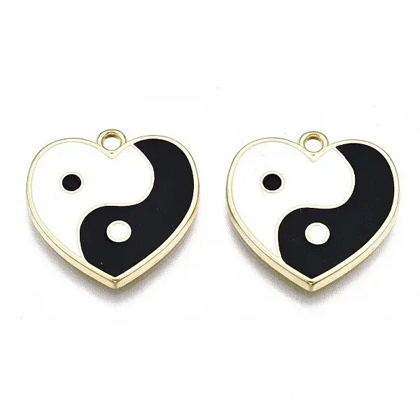 Rack Plating Alloy Enamel Pendants