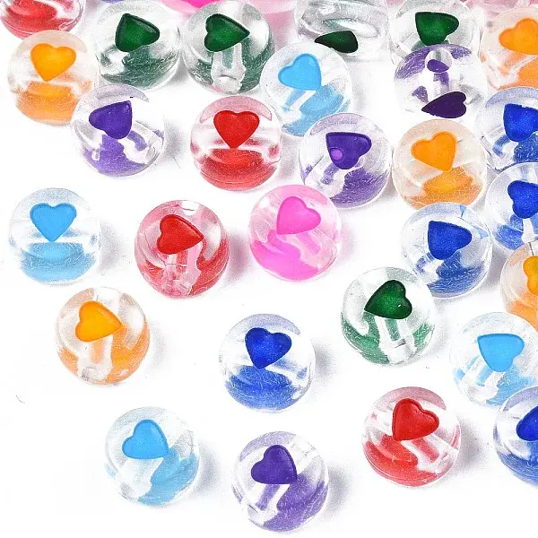 Transparent Acrylic Enamel Beads