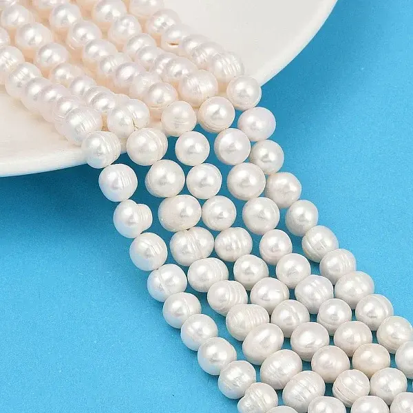 Natural Cultured Freshwater Pearl Beads Strands