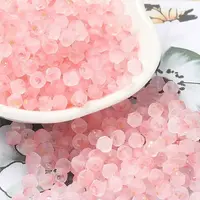 Frosted Glass Beads
