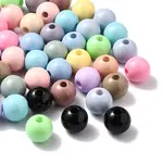 Opaque Acrylic European Beads
