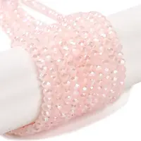 Baking Electroplate Glass Beads Strands