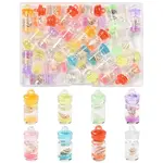 30Pcs Luminous Epoxy Resin Pendants