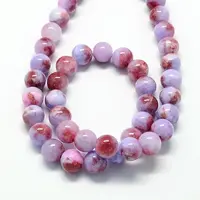 Natural Dyed Persian Jade Gemstone Bead Strands