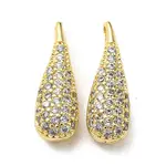 Brass Micro Pave Cubic Zirconia Pendants