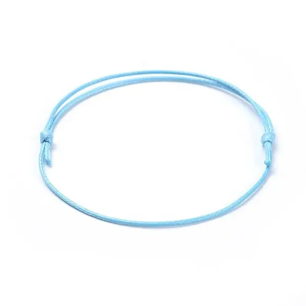 Eco-Friendly Korean Waxed Polyester Cord Bracelet Making