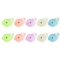 10Pcs 5 Colors Luminous Resin Display Decoration