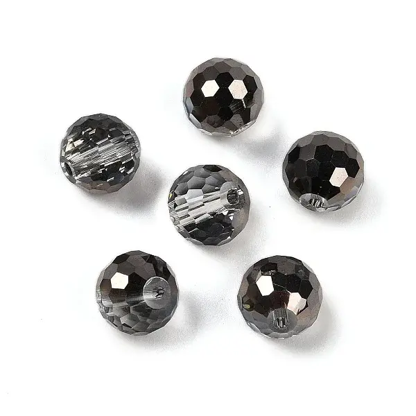 Transparent Electroplate Glass Beads