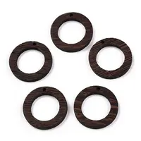 Natural Wenge Wood Pendants