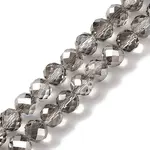 Pearl Luster Plated Electroplate Beads Strands