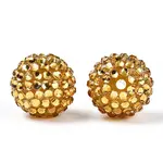 Transparent Resin Rhinestone Graduated Beads