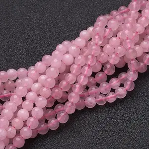 Natural Rose Quartz Beads Strands