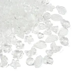 Gradient Color Transparent Glass Beads
